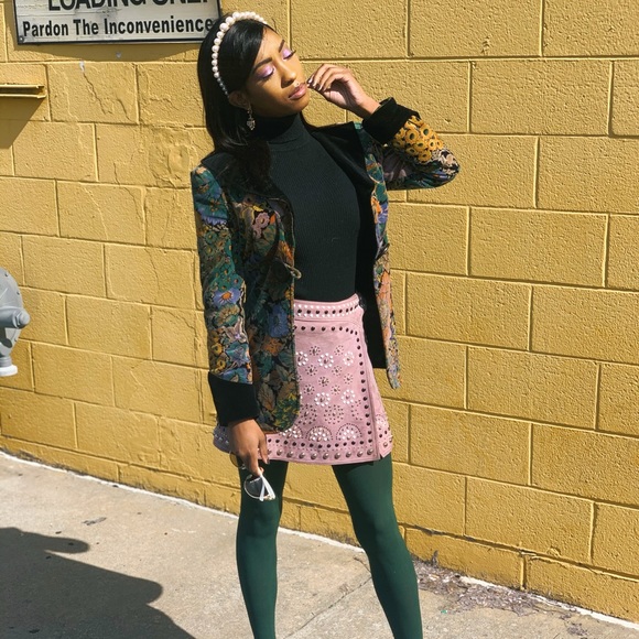 Vintage floral Button Jacket - Picture 3 of 8